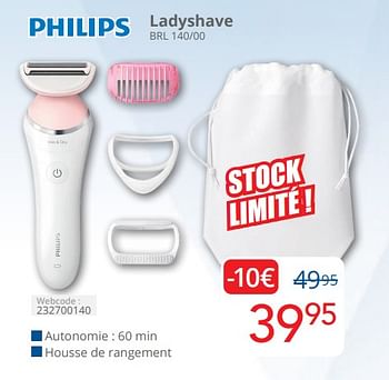 Promotions Philips ladyshave brl 140-00 - Philips - Valide de 01/04/2024 à 30/04/2024 chez Eldi
