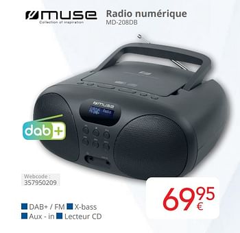 Promotions Muse radio numérique md-208db - Muse - Valide de 01/04/2024 à 30/04/2024 chez Eldi