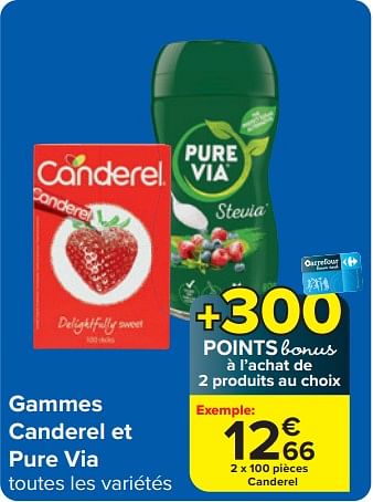 Promotions Canderel - Canderel - Valide de 03/04/2024 à 15/04/2024 chez Carrefour