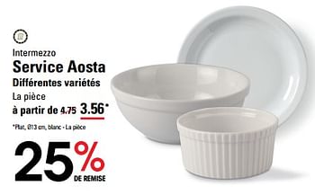 Promotions Service aosta - Intermezzo - Valide de 04/04/2024 à 22/04/2024 chez Sligro