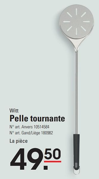 Promoties Pelle tournante - Witt - Geldig van 04/04/2024 tot 22/04/2024 bij Sligro