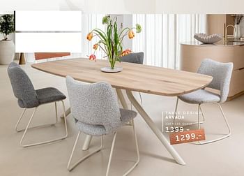 Promoties Table design arvada - Huismerk - Xooon - Geldig van 21/03/2024 tot 22/05/2024 bij Xooon