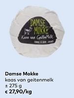 Promoties Damse mokke kaas van geitenmelk - Damse Mokke - Geldig van 27/03/2024 tot 23/04/2024 bij Bioplanet
