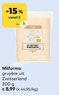Milforma gruyère uit zwitserland-Milforma