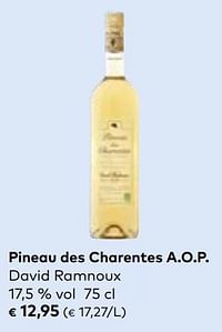 Pineau des charentes a.o.p. david ramnoux-Witte wijnen