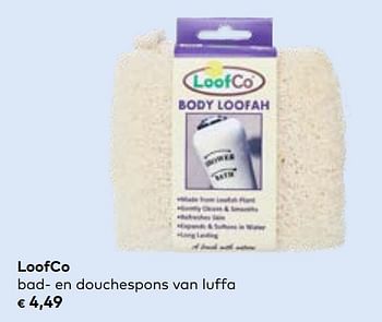 Promoties Loofco bad en douchespons van luffa - Loofco - Geldig van 27/03/2024 tot 23/04/2024 bij Bioplanet