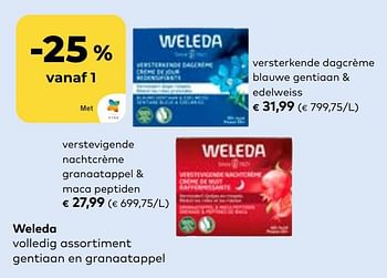 Promotions Weleda verstevigende nachtcrème granaatappel + maca peptiden - Weleda - Valide de 27/03/2024 à 23/04/2024 chez Bioplanet