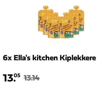 Promoties 6x ella`s kitchen kiplekkere - Ella’s kitchen - Geldig van 07/04/2024 tot 14/04/2024 bij Plein