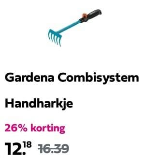 Promoties Gardena combisystem handharkje - Gardena - Geldig van 07/04/2024 tot 14/04/2024 bij Plein