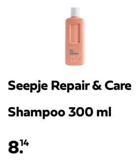 Promoties Seepje repair + care shampoo - Seepje  - Geldig van 07/04/2024 tot 14/04/2024 bij Plein