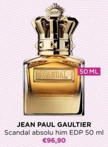 Promoties Jean paul gaultier scandal absolu him edp - Jean Paul Gaultier - Geldig van 08/04/2024 tot 14/04/2024 bij ICI PARIS XL