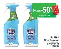 Promoties Antikal douche reinigingsspray - Antikal - Geldig van 01/04/2024 tot 30/04/2024 bij Intermarche