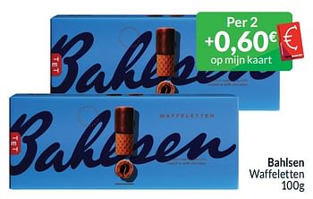 Promotions Bahlsen waffeletten - Bahlsen - Valide de 01/04/2024 à 30/04/2024 chez Intermarche