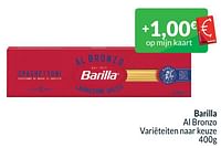 Promoties Barilla al bronzo - Barilla - Geldig van 01/04/2024 tot 30/04/2024 bij Intermarche