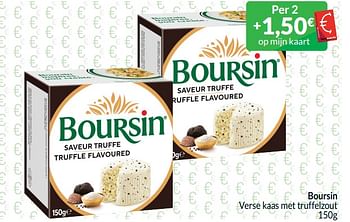 Promotions Boursin verse kaas met truffelzout - Boursin - Valide de 01/04/2024 à 30/04/2024 chez Intermarche