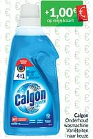 Promoties Calgon onderhoud wasmachine - Calgon - Geldig van 01/04/2024 tot 30/04/2024 bij Intermarche