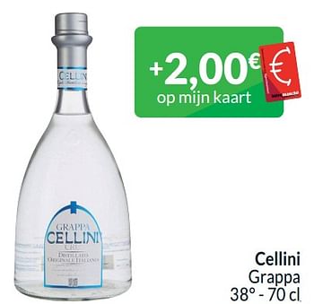 Promotions Cellini grappa - Cellini - Valide de 01/04/2024 à 30/04/2024 chez Intermarche