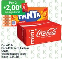 Coca-cola coca-cola zero, fanta of sprite-Huismerk - Intermarche