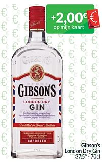 Gibson’s london dry gin-Gibson`s