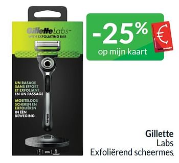 Promotions Gillette labs exfoliërend scheermes - Gillette - Valide de 01/04/2024 à 30/04/2024 chez Intermarche