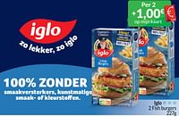 Iglo 2 fish burgers-Iglo