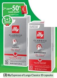 Illy espresso of lungo classico-Illy