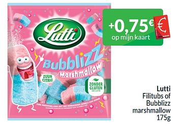 Promotions Lutti filitubs of bubblizz marshmallow - Lutti - Valide de 01/04/2024 à 30/04/2024 chez Intermarche