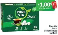 Pure via stevia suikerklontjes-Pure Via