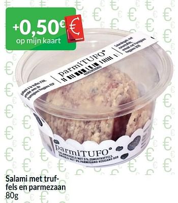 Promoties Salami met truffels en parmezaan - Huismerk - Intermarche - Geldig van 01/04/2024 tot 30/04/2024 bij Intermarche