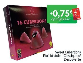 Promotions Sweet cuberdons etui classique of découverte - Sweet Cuberdons - Valide de 01/04/2024 à 30/04/2024 chez Intermarche