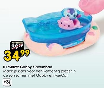 Promotions Gabby`s zwembad - Spin Master - Valide de 30/03/2024 à 28/04/2024 chez ToyChamp