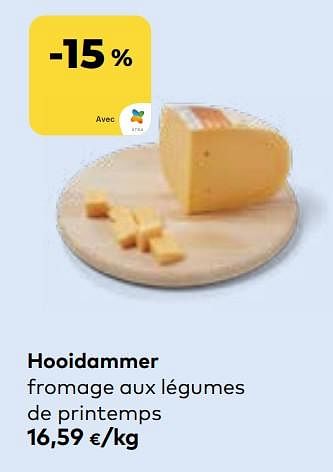 Promoties Hooidammer fromage aux légumes de printemps - Huismerk - Bioplanet - Geldig van 27/03/2024 tot 23/04/2024 bij Bioplanet