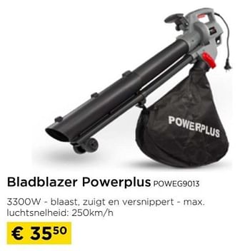 Promoties Bladblazer powerplus poweg9013 - Powerplus - Geldig van 01/04/2024 tot 30/04/2024 bij Molecule