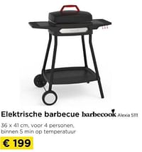 Elektrische barbecue barbecook alexia 5111-Barbecook