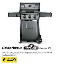 Gasbarbecue napoleon freestyle 365-Napoleon