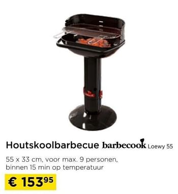 Promotions Houtskoolbarbecue barbecook loewy 55 - Barbecook - Valide de 01/04/2024 à 30/04/2024 chez Molecule