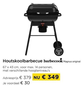 Promoties Houtskoolbarbecue barbecook magnus original - Barbecook - Geldig van 01/04/2024 tot 30/04/2024 bij Molecule