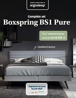 Boxspring bs1 pure elektrische