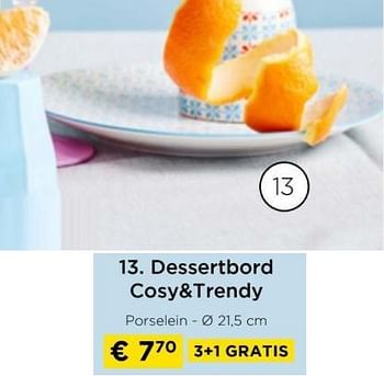 Promotions Dessertbord cosy+trendy - Cosy & Trendy - Valide de 01/04/2024 à 30/04/2024 chez Molecule