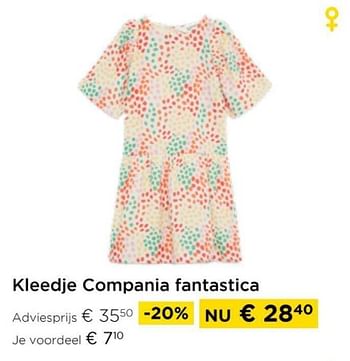 Promoties Kleedje compania fantastica - Compania fantastica - Geldig van 01/04/2024 tot 30/04/2024 bij Molecule