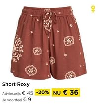 Short roxy-Roxy