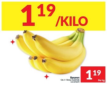 Promoties Bananen - Huismerk - Intermarche - Geldig van 09/04/2024 tot 14/04/2024 bij Intermarche