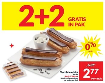 Promoties Chocolade eclairs - Huismerk - Intermarche - Geldig van 09/04/2024 tot 14/04/2024 bij Intermarche