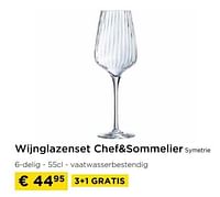 Wijnglazenset chef+sommelier symetrie-Chef & Sommelier