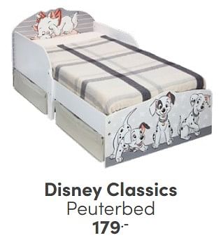 Promoties Disney classics peuterbed - Disney - Geldig van 06/04/2024 tot 20/04/2024 bij Baby & Tiener Megastore