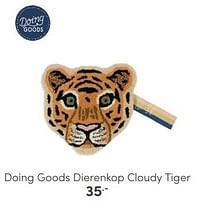 Doing goods dierenkop cloudy tiger-Doing Goods