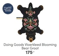 Doing goods vloerkleed blooming bear groot-Doing Goods