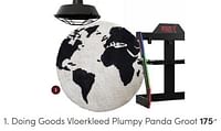 Doing goods vloerkleed plumpy panda groot-Doing Goods