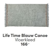 Life time blauw canoe vloerkleed-Lifetime