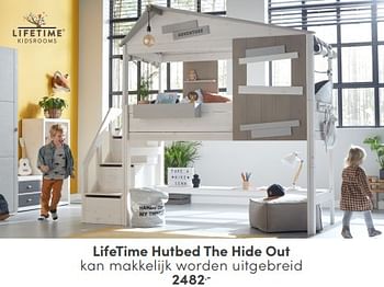 Promotions Lifetime hutbed the hide out - Lifetime - Valide de 06/04/2024 à 20/04/2024 chez Baby & Tiener Megastore